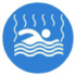 icone-de-piscine-chauffee-pour-tranquillite-estivale Pictogramme d'une piscine chauffée pour des moments de relaxation estivale, évoquant des vacances sereines sous le soleil.